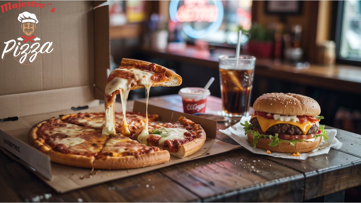Pizza. Burger. Kaltgetränk.
Majestros serviert keine Mahlzeit – wir servieren pure Glücksgefühle!
Perfekter Käse-Stretch, saftiger Burger und der perfekte Sip dazu.
Das ist nicht Fast Food. Das ist Majestros.
#weimar #foodporn #pizzaliebe #burgerliebe #majestrospizza #fyptt #fyp