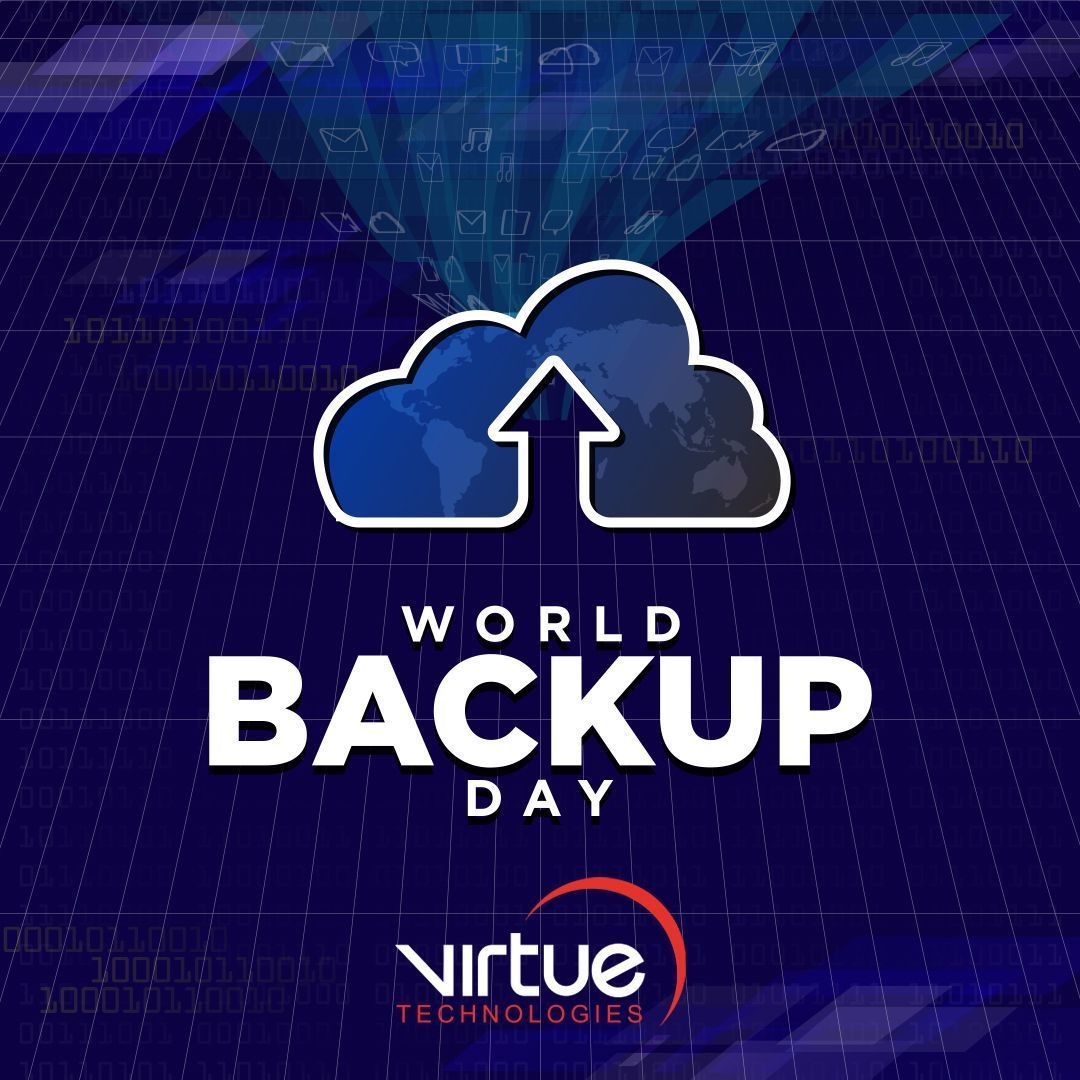 Don’t wait for a data disaster! 💾🔒 

#WorldBackupDay is a reminder to back up your school's files and data before it’s too late. Have you backed up your school's data? 

If not, contact us now: virtuetechnologies.co.uk/contact/
#DigitalBackup #VirtueTechnologies  #EducationalTechnology