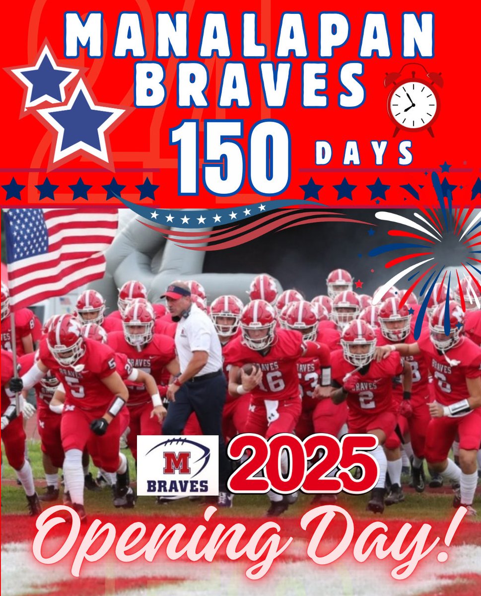 150 Days till the Braves of Church Ln welcome a visit from the Pirates of 100 Luten Ave..
NJ vs.NY #thebraveway #brotherhood #TTTF