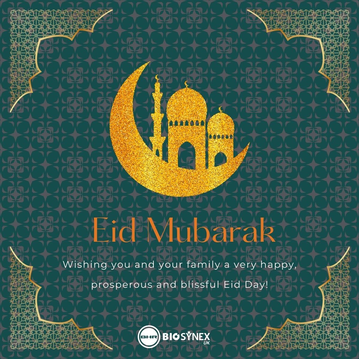 🌙✨ Eid Mubarak from all of us at BHR Biosynex! ✨🌙

On this special day of joy, reflection, and togetherness, we send our warmest wishes to all those celebrating. May your Eid be filled with peace, happiness, and prosperity. 🌟💛

#EidMubarak #Eid2025 #BHRBiosynex