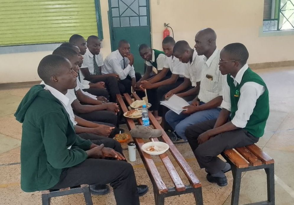 Recently, Mr. Francis Masicha, Co-Director of the Ryken Center for Hope, met with students at St. Xavier High School, Bungoma after school. The group enjoyed an afternoon of sharing and reflection. The students in this group had gone through the program. #XaverianBrothersKenya