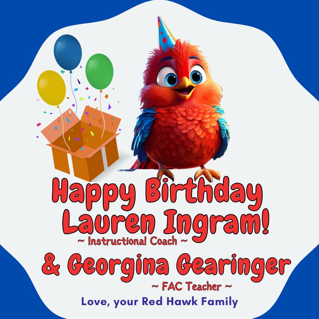 Rocky and all of Malvern wish these two great ladies a very happy birthday!