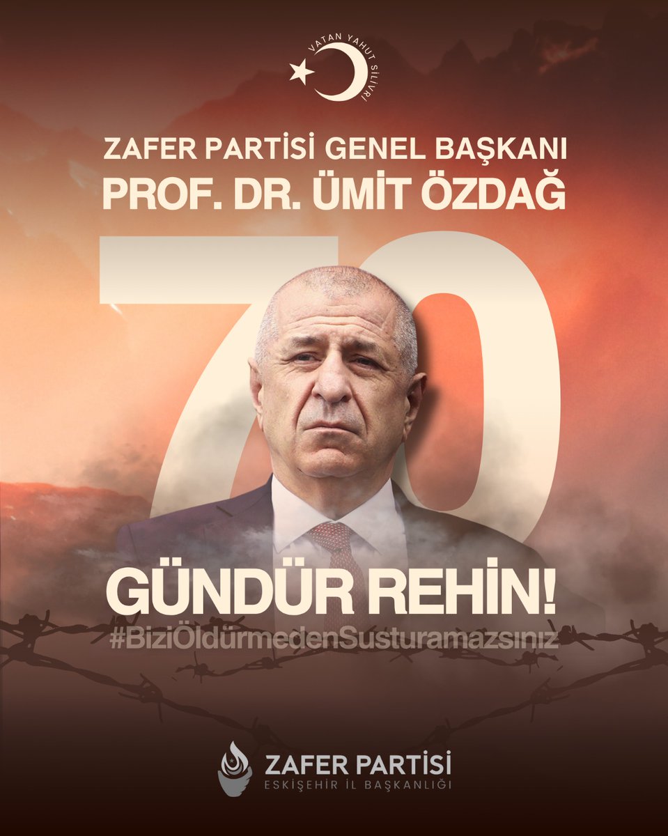 Ne korkacak, ne susacak ne de alışacak yanımız var. Türk Milletine bir bayramı daha zehir edenlerle kapanmayacak bir hesabımız var.

#BiziÖldürmedenSusturamazsınız #İddianameNerede #ÜmitÖzdağaÖzgürlük