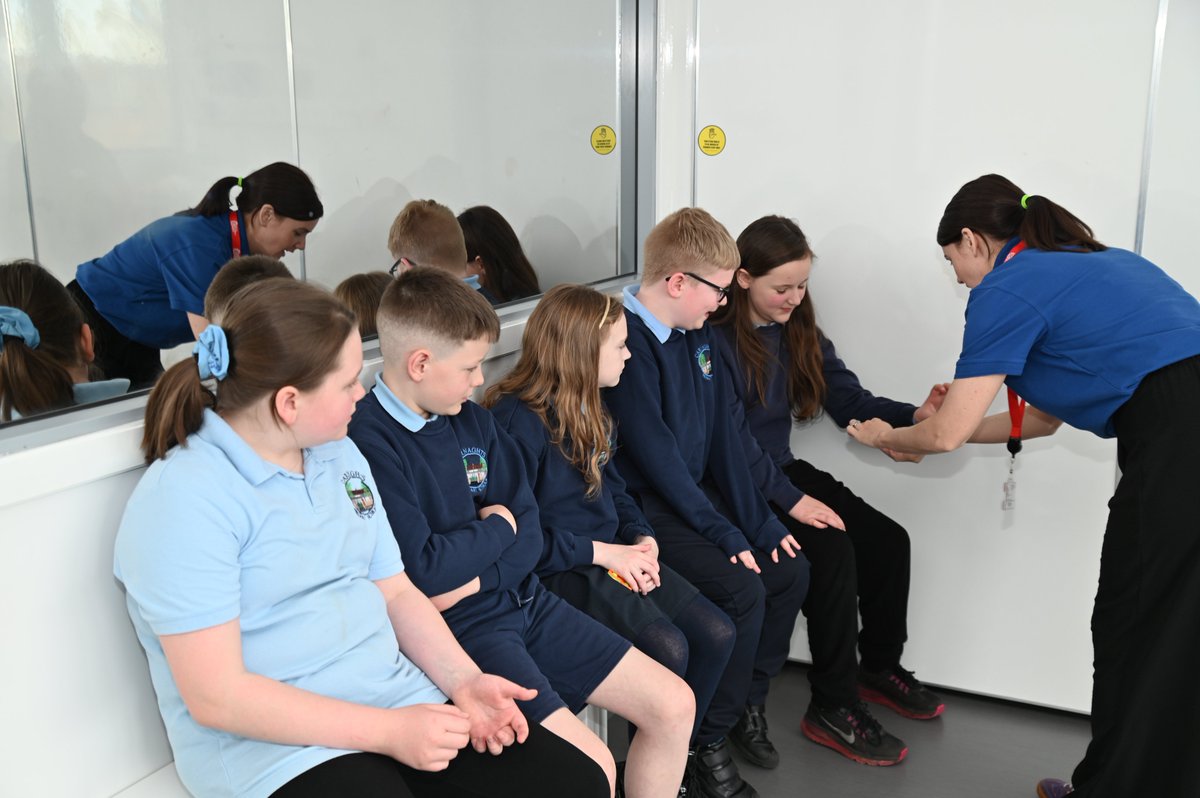 QUB Simulation Centre (@qubintersim) on Twitter photo Delighted to welcome P6 & P7 children as part of <a href="/QUBSONM/">QUBNursing&Midwifery</a> Rural Health Committee & Young Farmers Clubs of Ulster to our centre. Learning the importance of hand washing; CPR; Basic Life Support & Emergency calls to help save lives in our farming communities. Delighted to welcome P6 & P7 children as part of <a href="/QUBSONM/">QUBNursing&Midwifery</a> Rural Health Committee & Young Farmers Clubs of Ulster to our centre. Learning the importance of hand washing; CPR; Basic Life Support & Emergency calls to help save lives in our farming communities.
