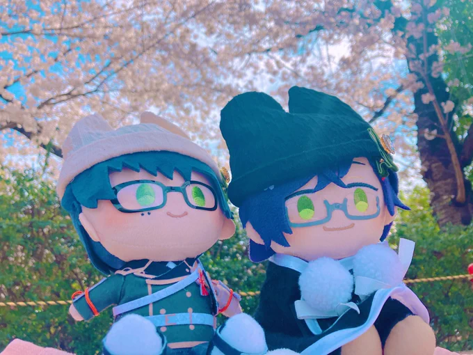 こてあかちゃん、桜見にでえと行ってんのめちゃくちゃ可愛い