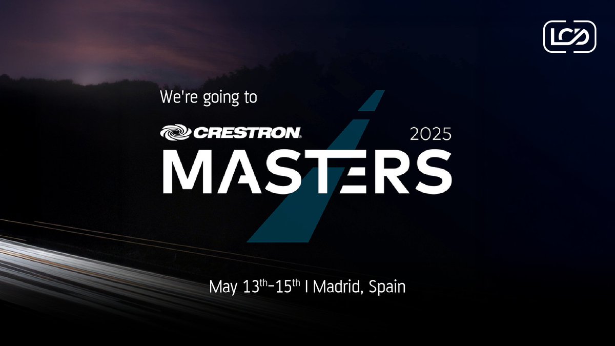 lcd_drivers's tweet image. The LCD team will be attending this year's @Crestron Masters in Madrid next month! 🎓
Also attending? Reach out to set up a meeting.
Learn more 👉 crestron.com/Training-Event…
#CrestronMasters #Masters2025 #Crestron #AVTweeps #ProAV #CustomCrestron