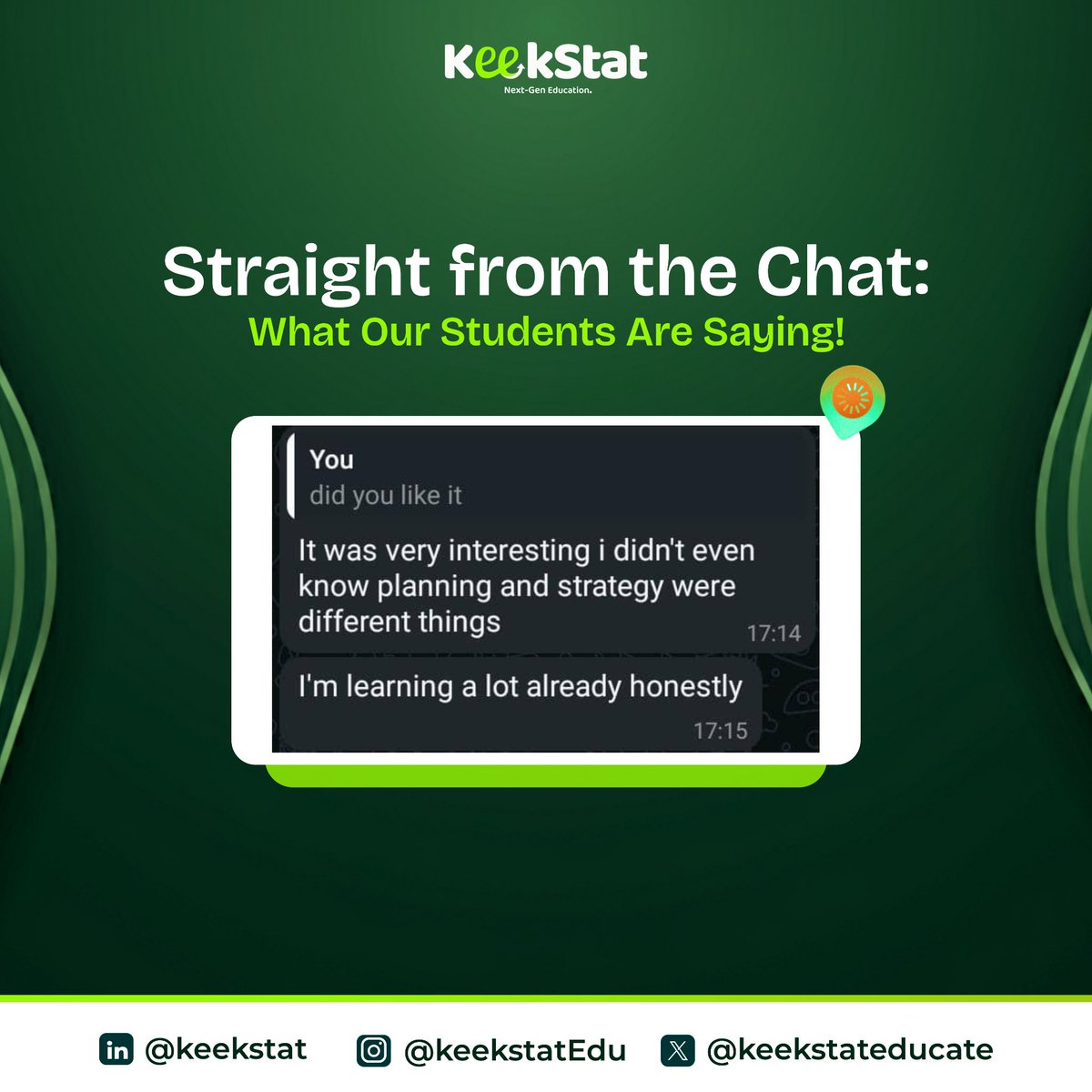 KeekStat Education. tweet media