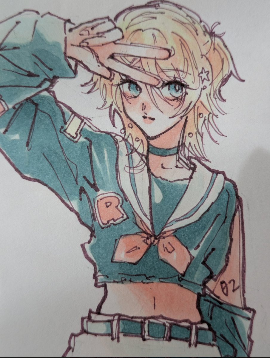 azuki_taroo's tweet photo. 🩷
#鏡音リン
#絵描きさんと繋がりたい
#絵柄が好みって人にフォローされたい
#アナログ
#イラスト https://t.co/VpyR7waCvx