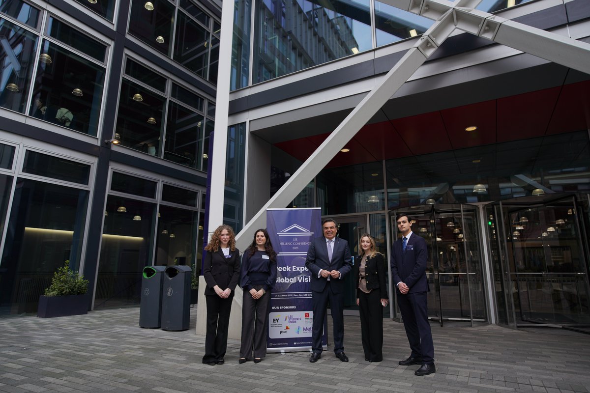 The Hellenic Observatory Centre proudly sponsored the 2025 LSE Hellenic Conference, organised by the LSESU Hellenic Society🤝

View the conference photos on Flickr: tinyurl.com/2cxa4ype