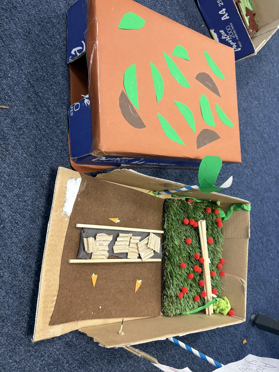 We made Anderson Shelter models during our WWII radiothon last week! <a href="/NorbridgeHist/">Norbridge History</a> <a href="/y6tolkienclass/">J.R.R. Tolkien Class</a>