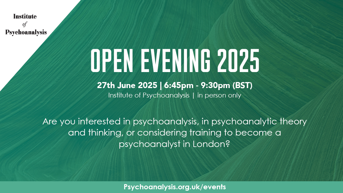📢Booking Open! Register now for Open Evening 2025. Hear analysts speak about the profession and training process and discover the different pathways into training. Keep an eye out for our programme coming soon!

📅 Friday 27th June | 6:45pm - 9:30pm BST
🔗ow.ly/pBFq50VqzUZ