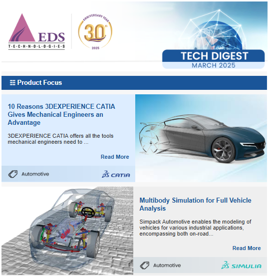EDSTechnologies's tweet photo. Check out our March 2025 Newsletter!

https://t.co/AN4qy0QzvY

#newsalert #3dprinting #catiav5 #automotive #aerospace #simulation #aerosoljet #3DEXPERIENCE #lucidshape #edstechnologies https://t.co/0FGjYudU1C