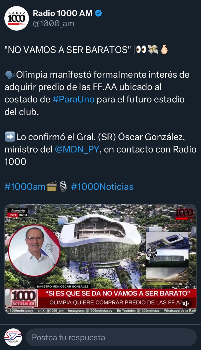 También hay responsabilidad de los dirigentes del club en aceptar tirar un estadio abajo sin tener certezas de cómo pagarlo, y pese a las advertencias de los profesionales de que el estadio “no entraba”.
<a href="/cotonogues/">Rodrigo Nogues</a> miente cuando “aclara” lo q yo informé.
Ver fotos 👇