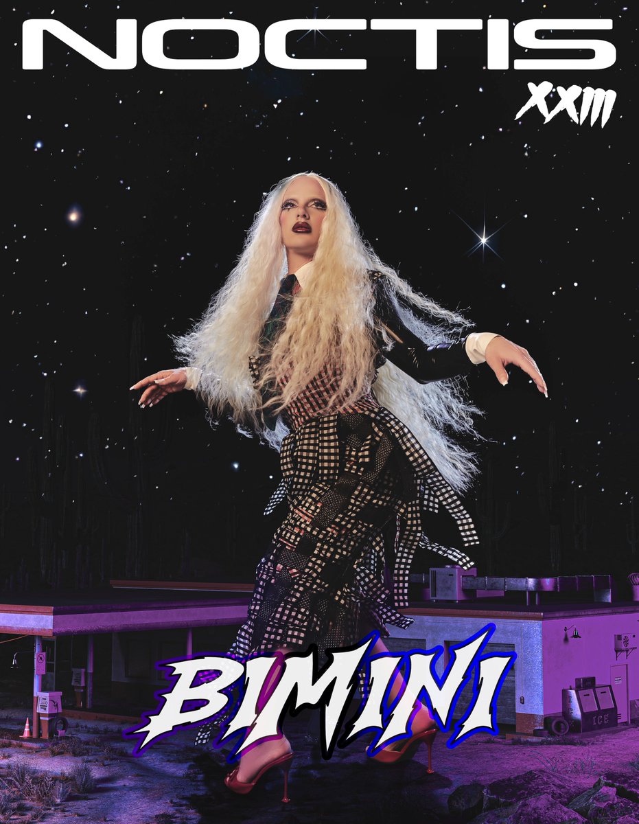 Presenting powerhouse drag icon, and DJ and artist <a href="/biminibabes/">BÎмÎηÎ</a> for the cover of Noctis Magazine 

PRE-ORDER Noctis XXIII - The Unity Issue here: bit.ly/noctisxbimini