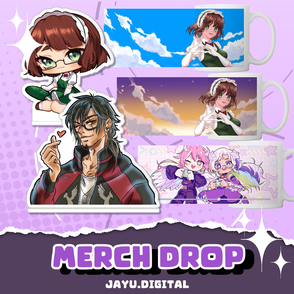 ・┆✦ʚ MERCH DROP ɞ✦ ┆・

Wir haben neuen Merch im Sortiment!
Darunter Tassen und Acrylaufsteller

VTuber 
<a href="/MimiMaid/">Mimi 🥒 🎀</a> 
<a href="/xXx_Bahamut_xXx/">xXx_Bahamut_xXx</a> 
<a href="/vt_Cherry/">Cherry 💜 | GER | VTuber</a> 
<a href="/jayuhime/">Jayu ✩ Magical Girl VTuber</a>