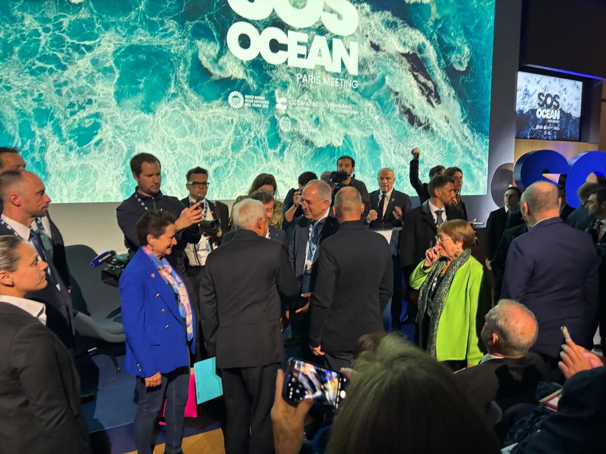Costas Kadis (@costaskadis) on Twitter photo Today marks an important milestone for ocean governance. Honored to address the #SOSOcean event, on the invitation of 🇫🇷President <a href="/EmmanuelMacron/">Emmanuel Macron</a>.
With the <a href="/EU_Commission/">European Commission</a> adoption 👉 🇪🇺 #OceanPact, we look ahead to #UNOC3, calling for ambitious commitments.
#UnitedbyOcean Today marks an important milestone for ocean governance. Honored to address the #SOSOcean event, on the invitation of 🇫🇷President <a href="/EmmanuelMacron/">Emmanuel Macron</a>.
With the <a href="/EU_Commission/">European Commission</a> adoption 👉 🇪🇺 #OceanPact, we look ahead to #UNOC3, calling for ambitious commitments.
#UnitedbyOcean