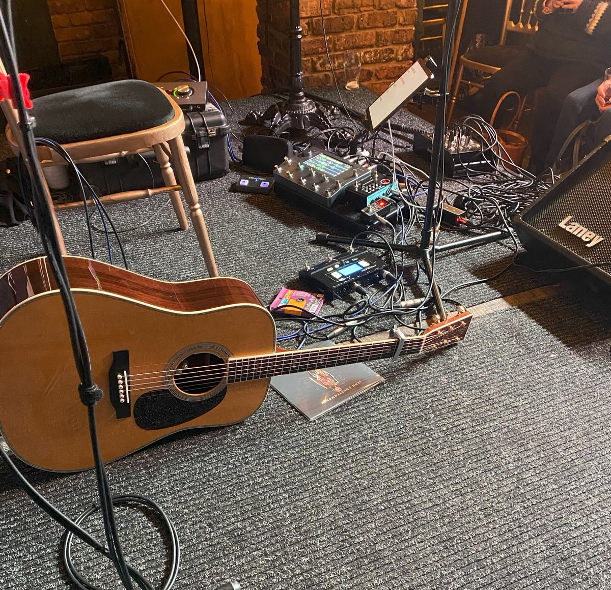 TwickFolk Twickenham (@twickfolk) on Twitter photo The reason for all that luggage <a href="/jennbutterworth/">Jenn Butterworth</a> brought with her. Behind her D41 Martin, it all plugged in like this: channel 2 for her vocal, 5 and 6 her guitar in stereo, 7 and 8 her synth in stereo, 9 her octave pickup and 10 her stomp. And what a soundscape she created. The reason for all that luggage <a href="/jennbutterworth/">Jenn Butterworth</a> brought with her. Behind her D41 Martin, it all plugged in like this: channel 2 for her vocal, 5 and 6 her guitar in stereo, 7 and 8 her synth in stereo, 9 her octave pickup and 10 her stomp. And what a soundscape she created.