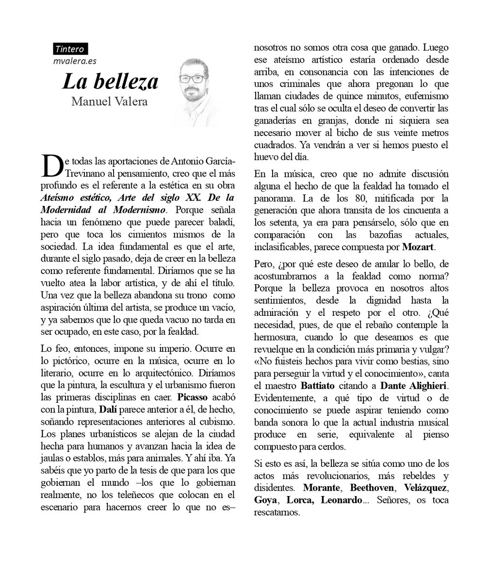 «No fuisteis hechos para vivir como bestias, sino para perseguir la virtud y el conocimiento».