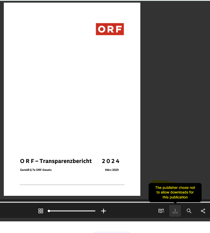 SpringerMa's tweet photo. @ORF Gibt's den Transparenzbericht auch zum Download oder muss man warten, bis er auf der Seite des Parlaments veröffentlicht und zur Verfügung gestellt wird? @orf_at  #orftransparenzbericht #orf https://t.co/5Nz2C39i6s