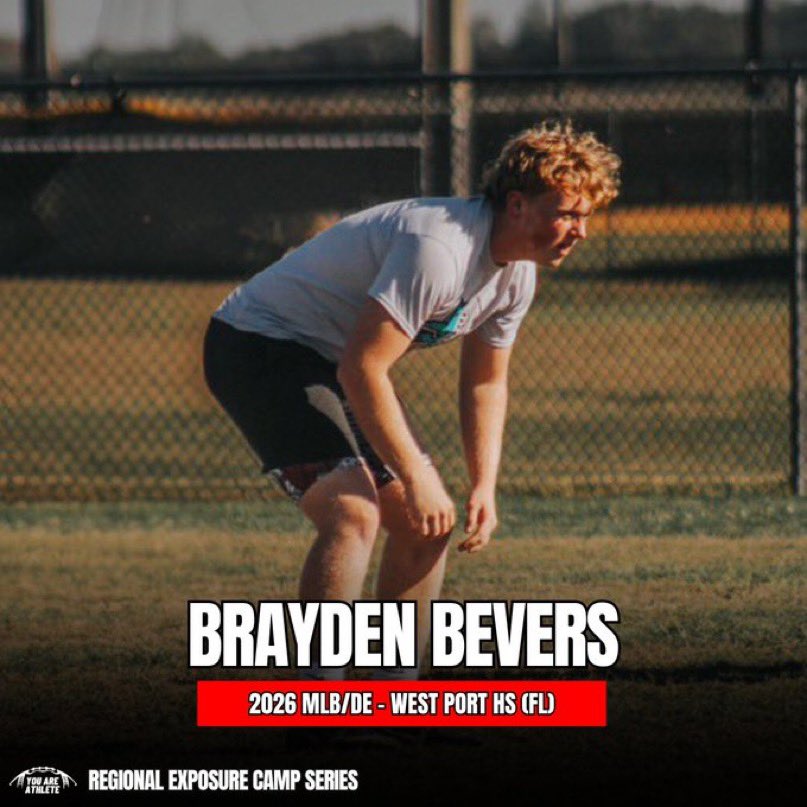 Braydenbevers#40 (@bradybeverswp) on Twitter photo I am once again blessed with a huge invitation to this regional exposure camp series from <a href="/youareathlete/">You Are Athlete</a> <a href="/ShockDoctor/">Shock Doctor</a> and <a href="/RoadToHouston/">All-American Showcase</a> . And none of this would be possible without my coaches <a href="/CoachEjames83/">Coach James</a> <a href="/atrain5446/">Adrian Nunn</a> <a href="/WestportFB/">Westport Wolfpack Football</a> ! I am once again blessed with a huge invitation to this regional exposure camp series from <a href="/youareathlete/">You Are Athlete</a> <a href="/ShockDoctor/">Shock Doctor</a> and <a href="/RoadToHouston/">All-American Showcase</a> . And none of this would be possible without my coaches <a href="/CoachEjames83/">Coach James</a> <a href="/atrain5446/">Adrian Nunn</a> <a href="/WestportFB/">Westport Wolfpack Football</a> !