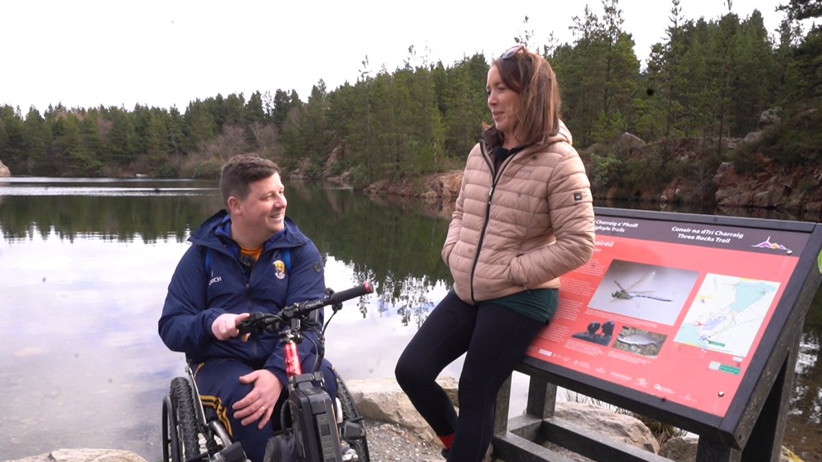 RTENationwide's tweet photo. We meet the campaigning couple working to get equal access to the great outdoors for wheelchair users #RTENationwide Monday 31st March @RTEOne 7pm @struggleiswheel @AccessForAll7 #accessibility #inclusion RT https://t.co/DKV8vEHSm3