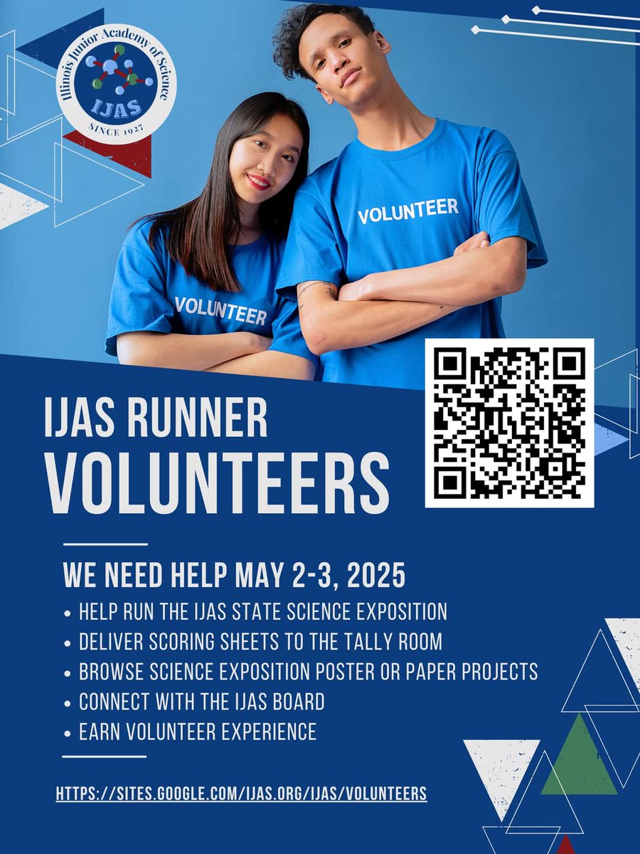 We NEED you! 
Student Volunteer Runners need on 5/2/25-5/3/25. We will accept applications from students (ages 11 and up) interested in helping the #2025StateExposition at <a href="/UniversityofIl/">UniversityofIllinois</a> run smoothly. 
<a href="/StateFarmCenter/">State Farm Center</a> &amp; <a href="/IlliniUnion/">Illini Union</a>
Application
forms.gle/uz1zDdTLp3g4kV…