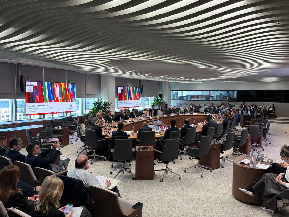 StylianidesEU's tweet photo. Participated at EBRD Workshop on greening the Greek passenger fleet.

With a Public Private Partnership under a realistic finance model,  Greece innovates towards decarbonising maritime transport. 

Safe, green &amp; modern vessels built in Europe will increase EU’s competitiveness. https://t.co/J8Q1CpVpIG