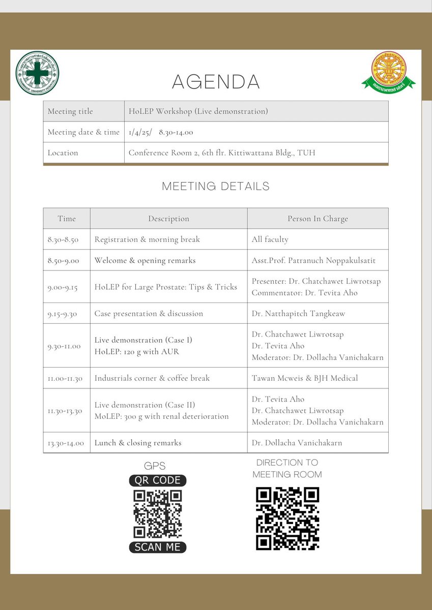 Excited to be traveling to Thailand for #TUA25. Arriving tomorrow for a HoLEP workshop with my friend &amp; recent Fellow, Chatchawet Liwrotsap at Thammasat University Hospital