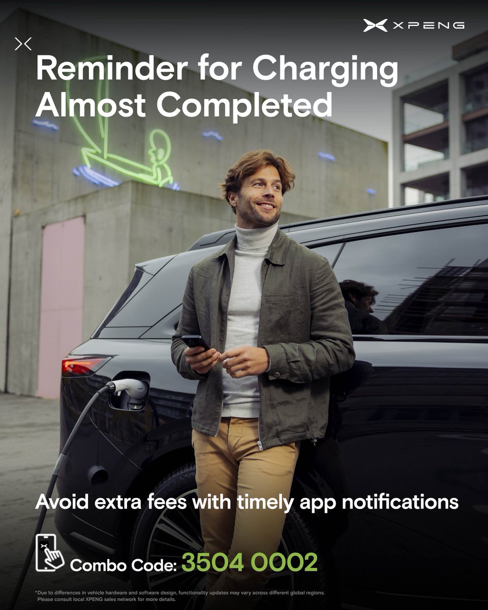 XPengMotors's tweet image. Discover fresh combos designed for you! Add via the #XPENG app effortlessly. Enter the combo code to unlock exclusive driving experiences today!

 #ElectricVehicles #SmartEV