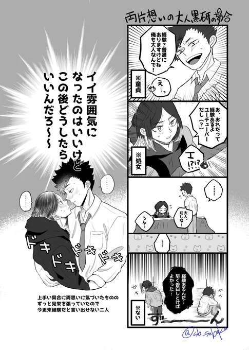 両片想い黒研(春コミ本再録) 