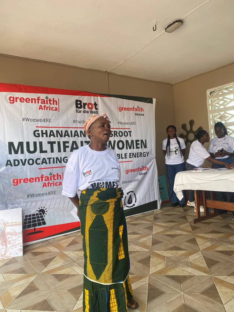 GreenfaithKE's tweet image. Ngalekyi Women of faith in Ghana, are a true definition of resilience!
Advocating for Renewable Energy, as the pathway to heal the land and enjoy its abundance!
A Solidarity call to #payup and #endfossilfuel 
Time to Act is NOW !
#Women4RE
#Faith4Climate
