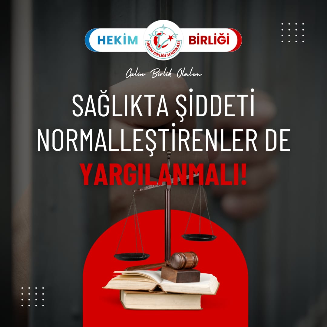 Sağlıkta şiddeti normalleştirenler de yargılanmalı!

Ankara Bilkent Şehir Hastanesi’nde inanmakta güçlük çektiğimiz, utanç verici bir olay yaşandı!

30.03.2025 tarihinde Ankara Bilkent Şehir Hastanesi Acil Servisi’nde görev yapan asistan hekimler, soğuk algınlığı şikâyetiyle