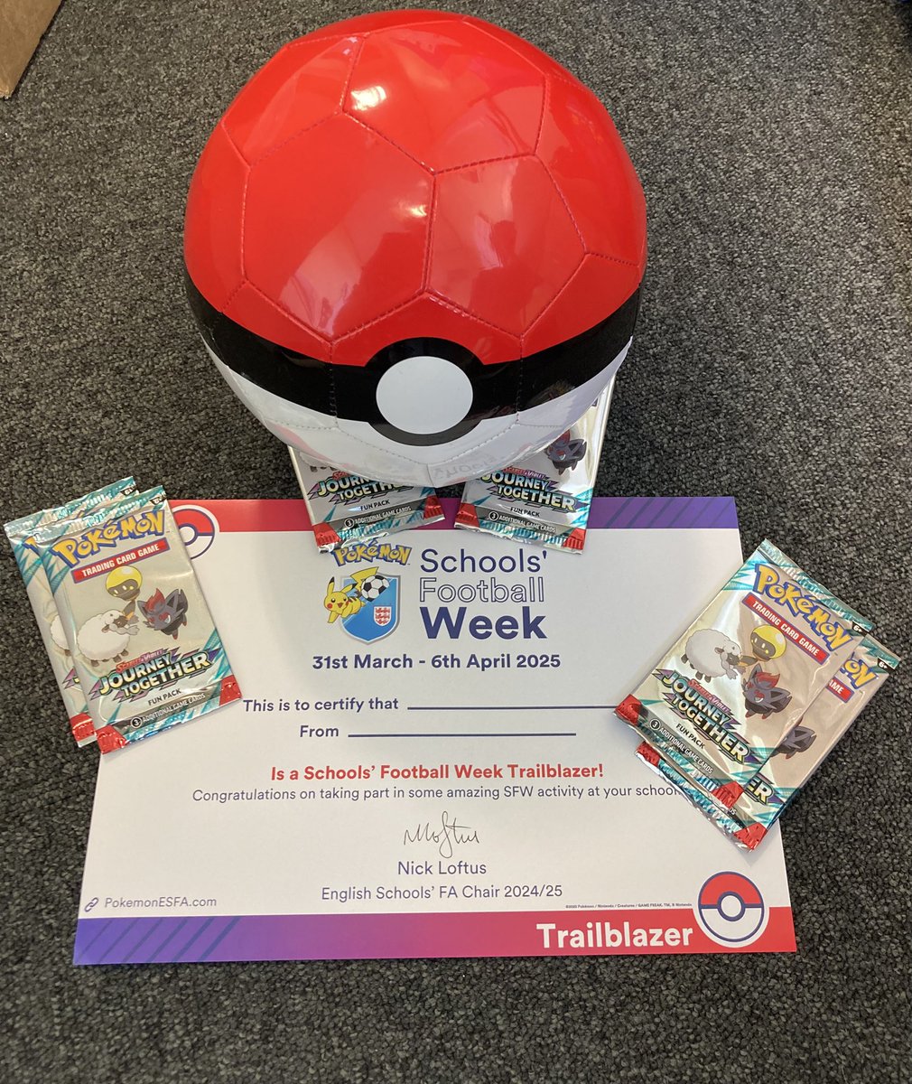Mansfield School Games (@mansfieldsgo) on Twitter photo Excited to be planning the first activities for #schoolsfootballweek β½οΈ!
Thanks <a href="/SchoolsFootball/">English Schools' Football Association</a> for the goodies ππ» Excited to be planning the first activities for #schoolsfootballweek β½οΈ!
Thanks <a href="/SchoolsFootball/">English Schools' Football Association</a> for the goodies ππ»