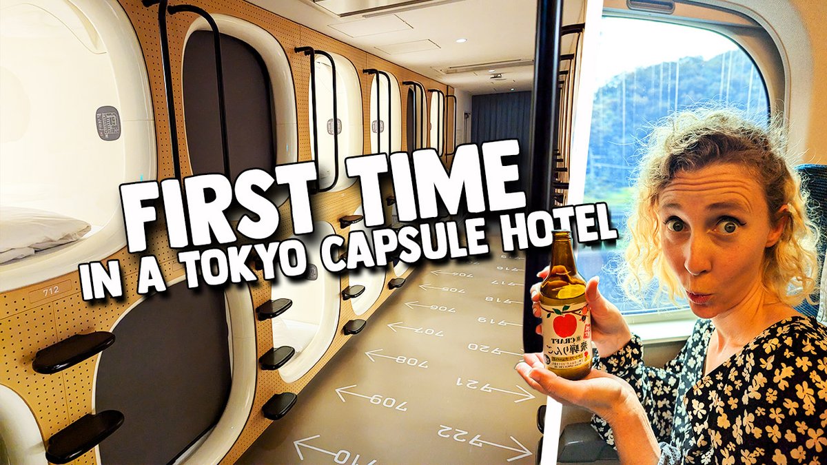 New video from TOKYO! We stay in a capsule hotel for the first time (surprisingly after being in Japan so many times)!  Give the video a watch>> youtu.be/jJfr_KFzEOU?si…