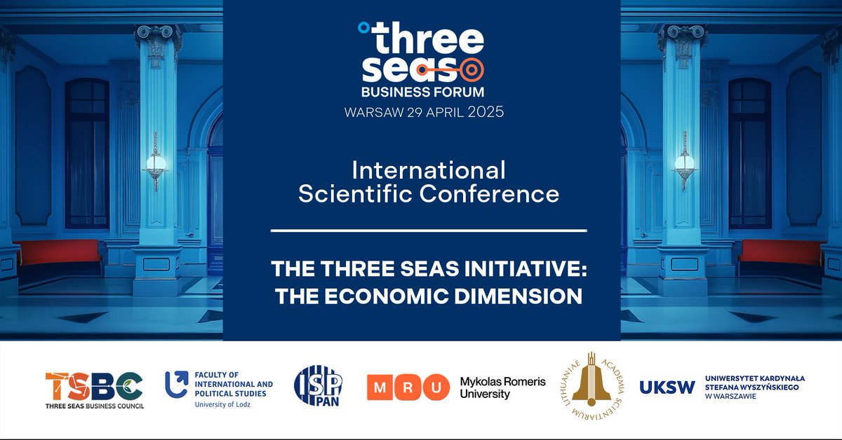 ISP PAN (@isppan) on Twitter photo 📢 Join us for the scientific conference "The Three Seas Initiative: The Economic Dimension of Intra-EU Cooperation" 🧐 📅 April 29, 2025 📍 Hilton Warsaw City, Grzybowska 63 #Warsaw 🔗 tiny.pl/0x-f0x2s 📩 conference@3seasbc.com <a href="/3seaseu/">Three Seas Summit</a> <a href="/PAN_akademia/">Polska Akademia Nauk</a> #ISPPAN #PAN #3SI 📢 Join us for the scientific conference "The Three Seas Initiative: The Economic Dimension of Intra-EU Cooperation" 🧐 📅 April 29, 2025 📍 Hilton Warsaw City, Grzybowska 63 #Warsaw 🔗 tiny.pl/0x-f0x2s 📩 conference@3seasbc.com <a href="/3seaseu/">Three Seas Summit</a> <a href="/PAN_akademia/">Polska Akademia Nauk</a> #ISPPAN #PAN #3SI