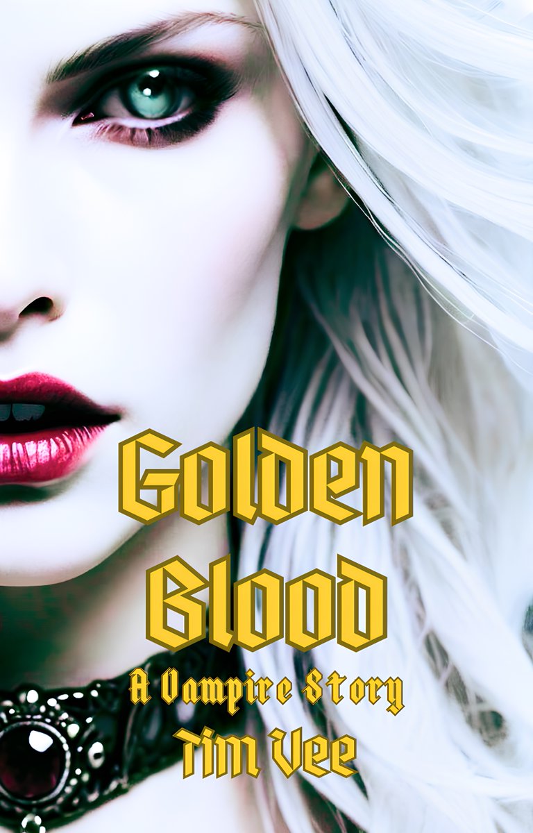 5 star review of GOLDEN BLOOD, a #vampire #horror by <a href="/_Tim_Vee_/">Tim Vee</a>  . "Dark, a bit bloody, with high tension and vivid descriptions, you won’t soon forget this tale of horror..." #FREE @askole Enter to win a $25 Amazon/BN GC. thefaeriereview.com/2025/03/golden…