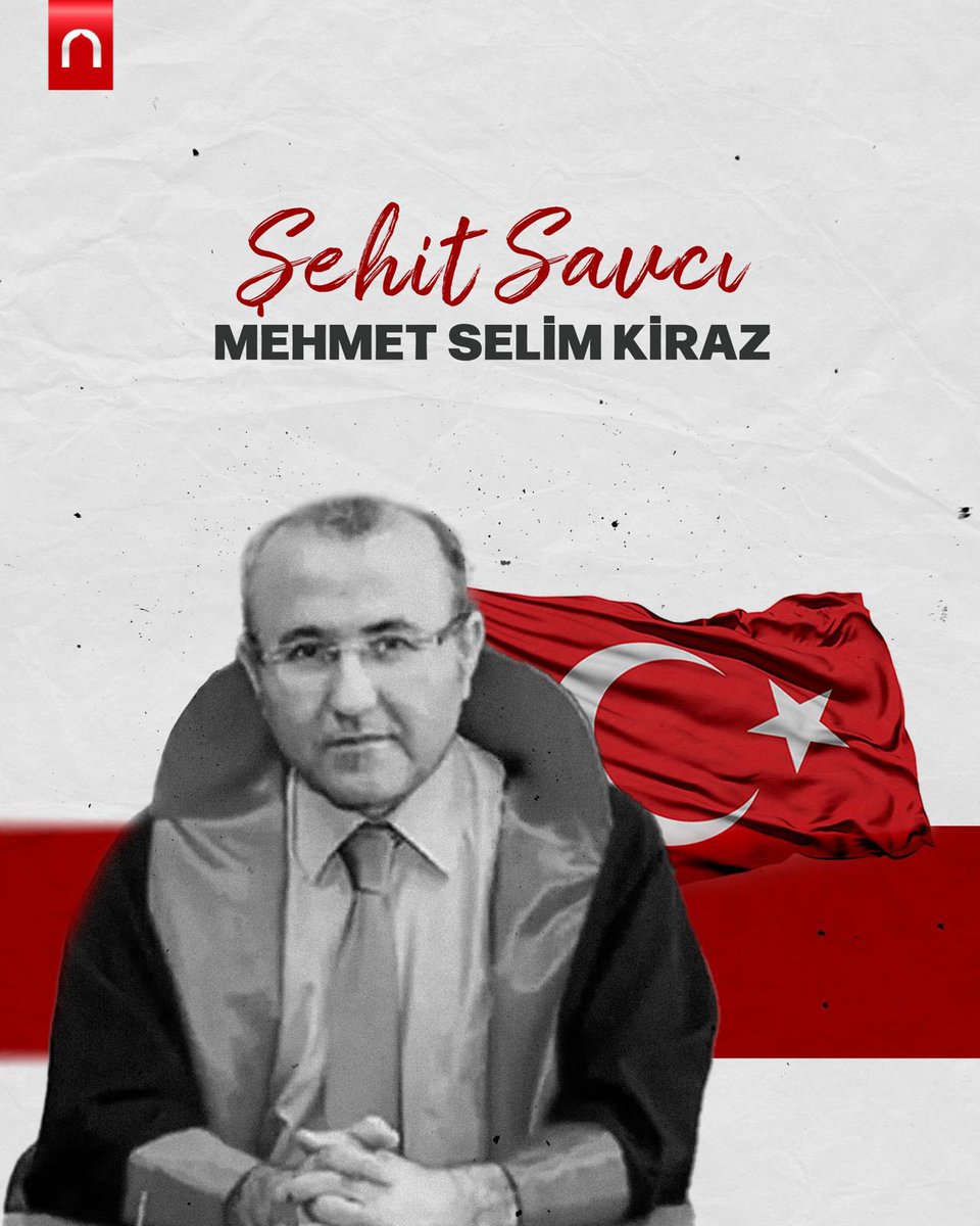 ▫️Görevi başında şehit edilen savcı Mehmet Selim Kiraz’ı şehadetinin sene-i devriyesinde rahmetle yad ediyoruz. 🇹🇷

Mekanı cennet olsun. 🤲🏻

#MehmetSelimKiraz