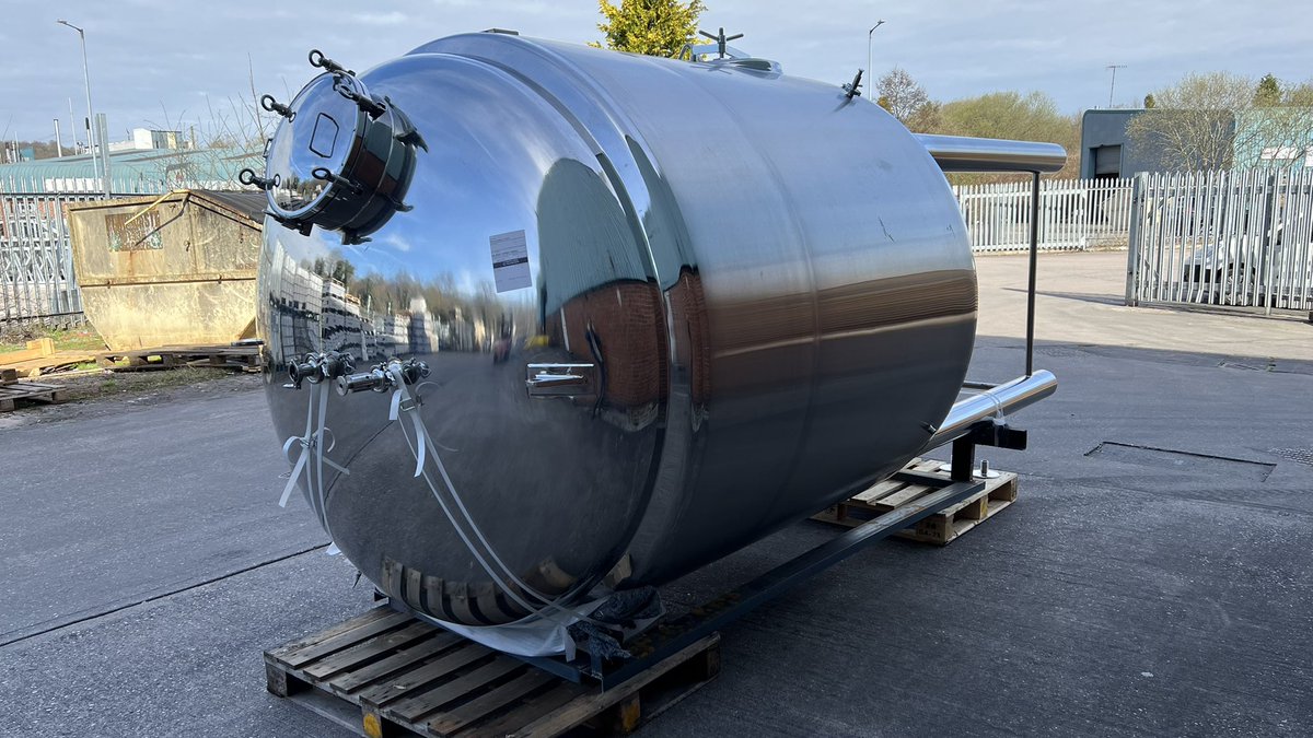 We now have 2 more new 6500 litre fermenters to help with brewing production. Part of our exciting plans for 2025.