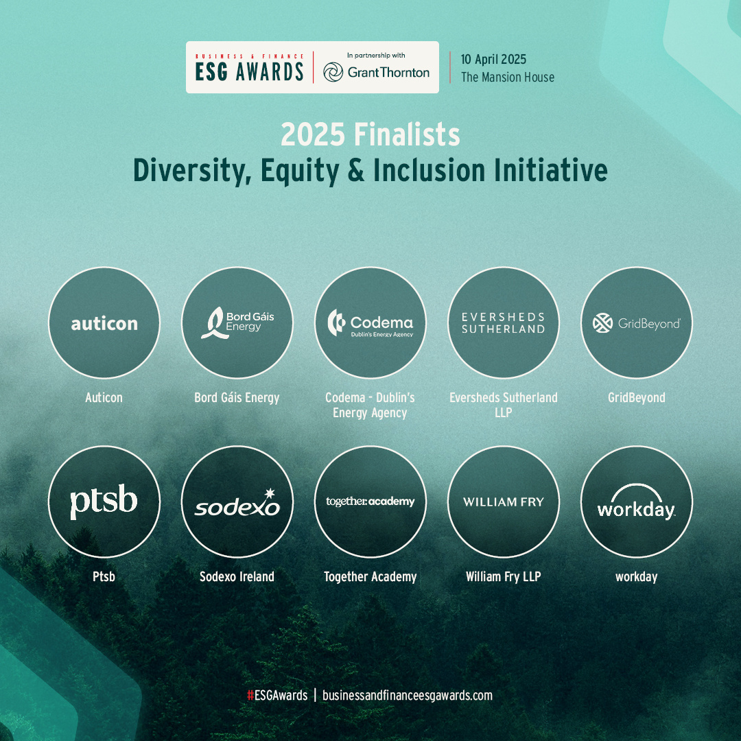 Business & Finance (@bandf) on Twitter photo We’re thrilled to announce the finalists for the Diversity, Equality & Inclusion Initiative Award!
This category recognises companies that foster an inclusive and equitable workplace, empowering all voices.
Congratulations to our finalists:
@auticon_IE
<a href="/BordGaisEnergy/">Bord Gáis Energy</a> We’re thrilled to announce the finalists for the Diversity, Equality & Inclusion Initiative Award!
This category recognises companies that foster an inclusive and equitable workplace, empowering all voices.
Congratulations to our finalists:
@auticon_IE
<a href="/BordGaisEnergy/">Bord Gáis Energy</a>