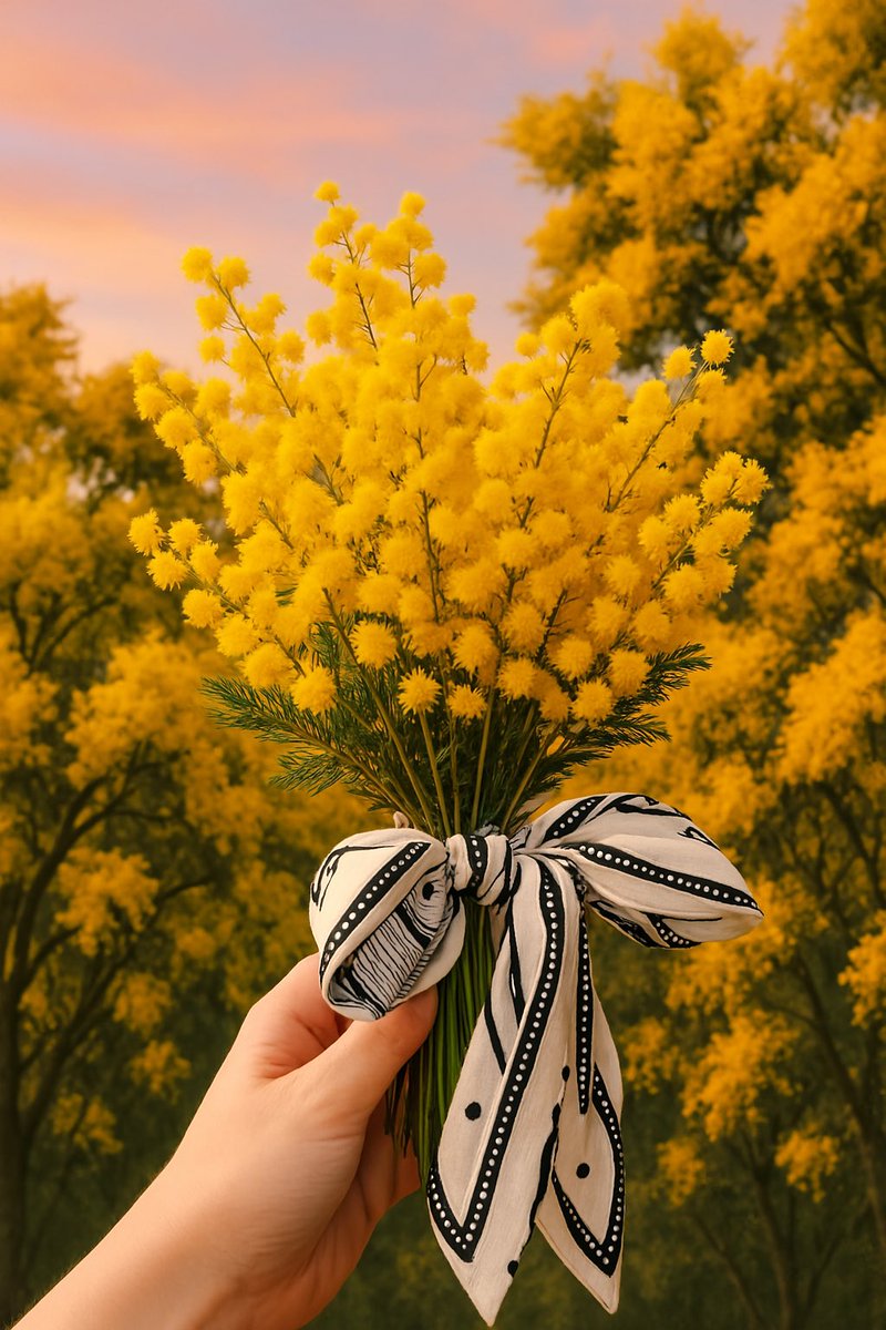 Mimoza çiçeğimsin💛