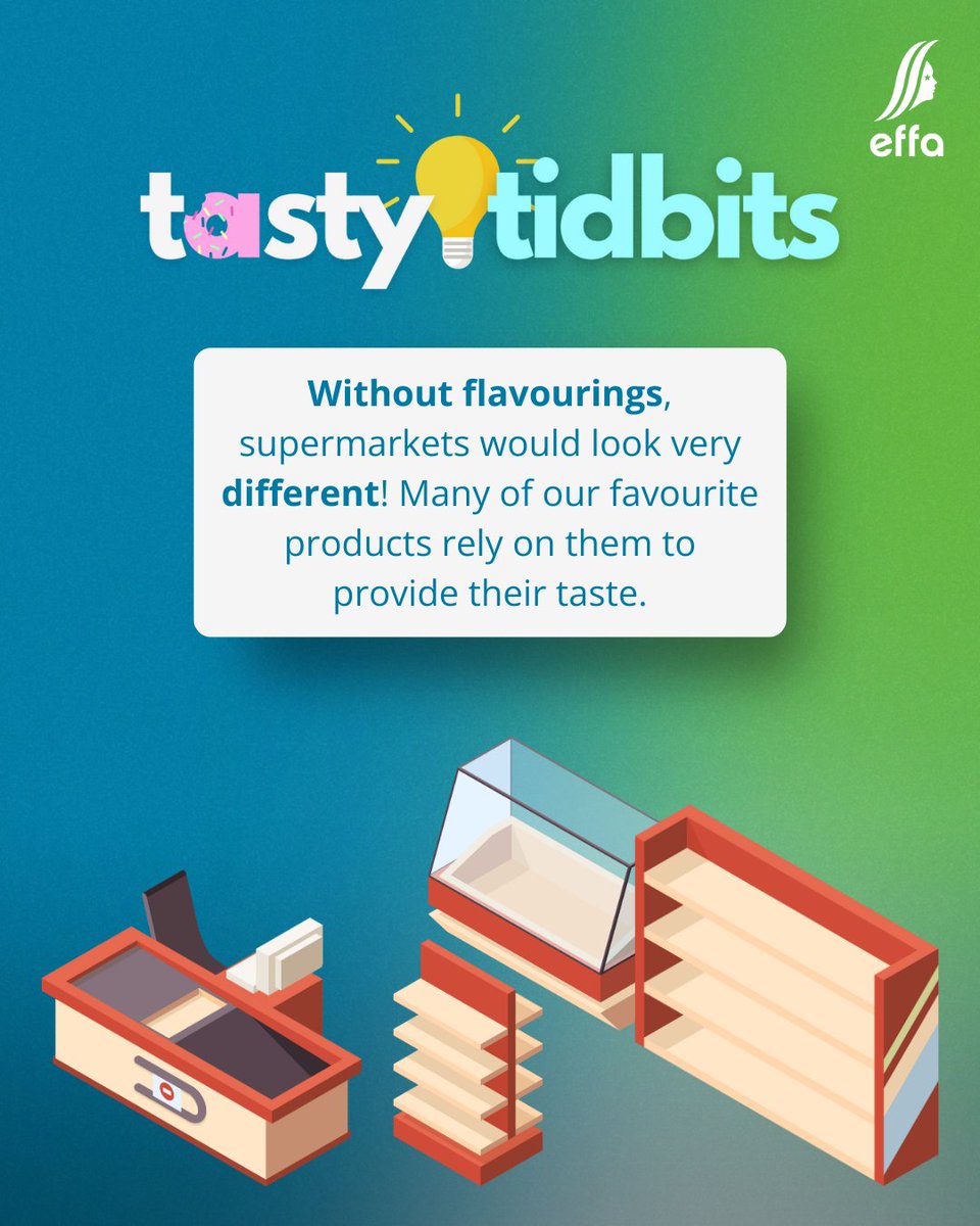 🛒✨ Without flavourings, supermarkets would look very different! Many favourite products rely on them for the taste we love — from snacks to sauces. 🍫🍓🥤
Discover more about flavourings — watch our video: youtube.com/watch?v=qhM2JR…▶️ 
Taste the joy in every bite!
#Flavour