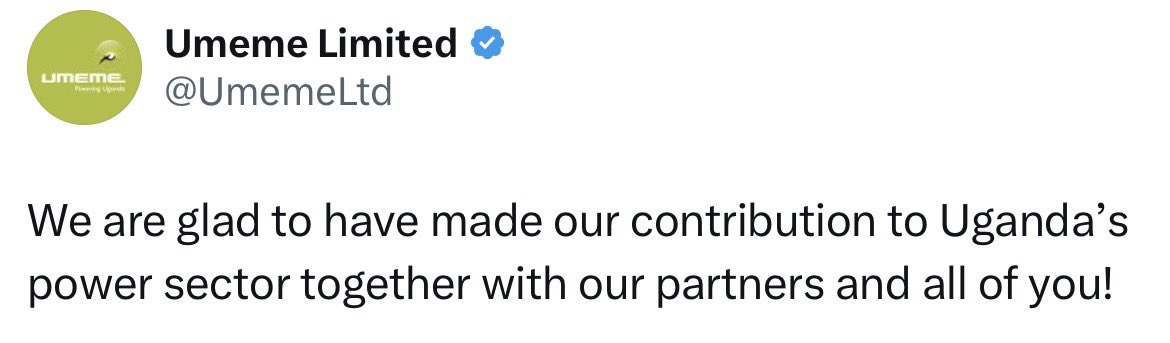 MuteesaIRoyal's tweet photo. THE SPARK OF PROGRESS!
As Uganda bids farewell to UMEME's gridline, we salute your enduring legacy of illuminating homes, and industries!
A new dawn breaks,@MuteesaIRoyal shines bright, empowering Ugandans with knowledge, innovation, and opportunity!
 #EmpowermentThroughKnowledge https://t.co/vT4jwTq9Vh