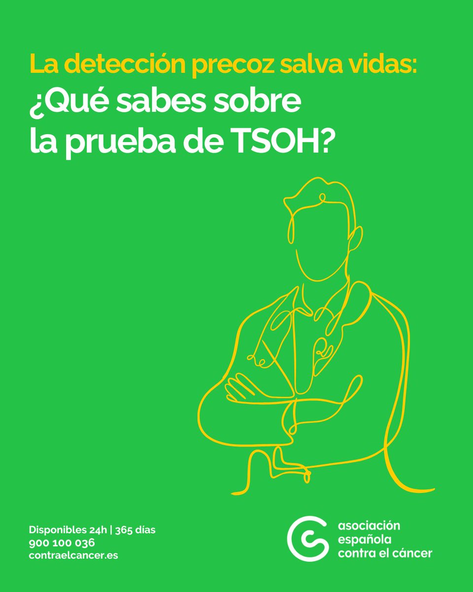 ¿Sabías   que la prueba de Sangre Oculta en Heces (TSOH) es clave para la detección   precoz del cáncer de colon? 
🗣️Queremos conocer tu opinión. Responde nuestra encuesta y  ayúdanos a salvar más vidas. 👇forms.gle/nuzXyaYoKEuPhc…   #JuegaTuPapel