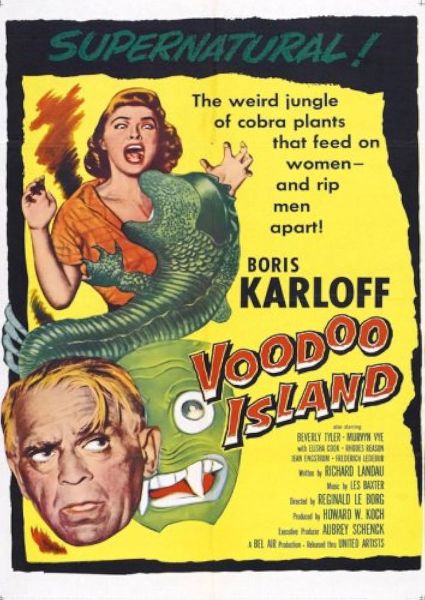Not the best picture of Boris Karloff. We review VOODOO ISLAND! youtube.com/watch?v=aaazz2…