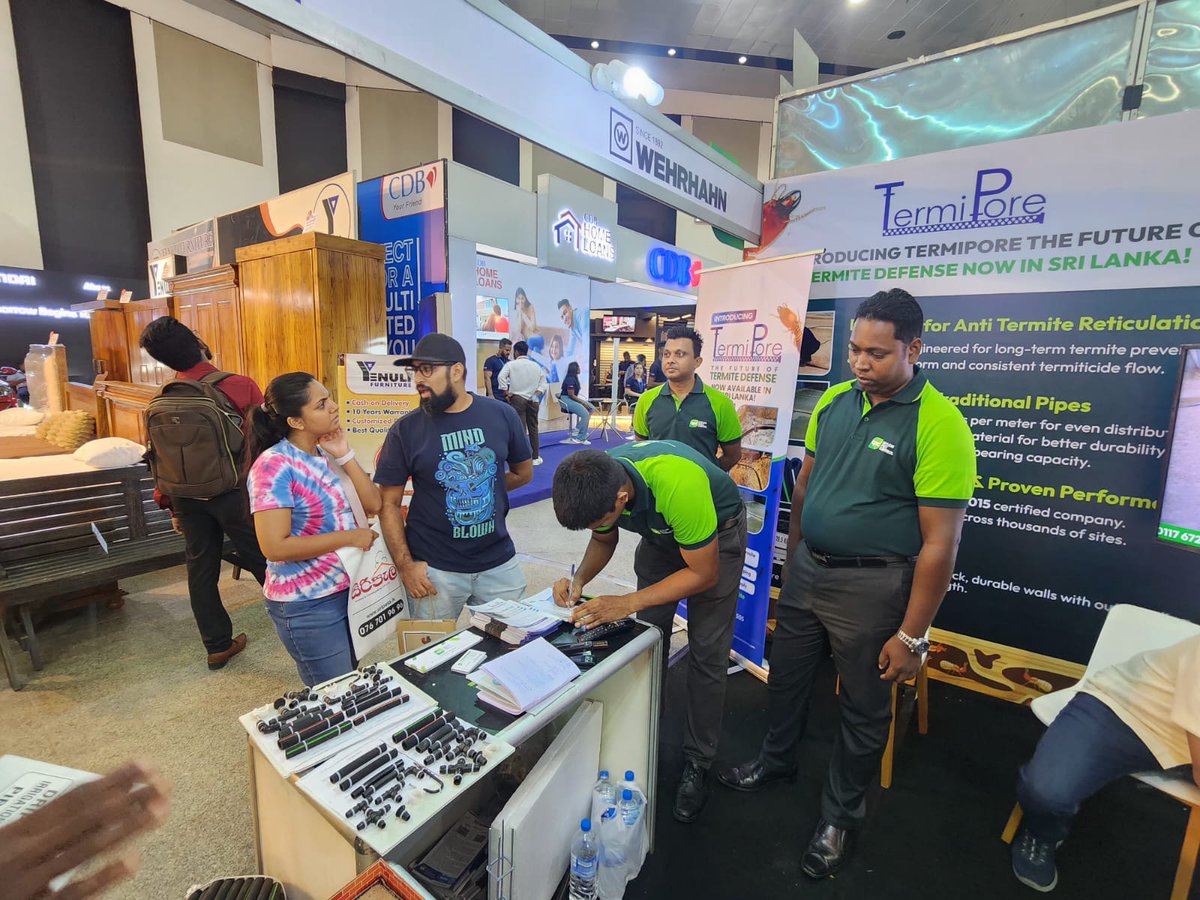 Productive Sunday at Kedella Expo, Colombia with Ceylon Pest Control.

To know more call us at:
+91-6359292525 / 8401017087
marketing@termipore.com

[ Termipore, termite, anti-termite, soil treatment, pipe, porous pipe, termipore pipe, construction, building, pesticides, pest,]