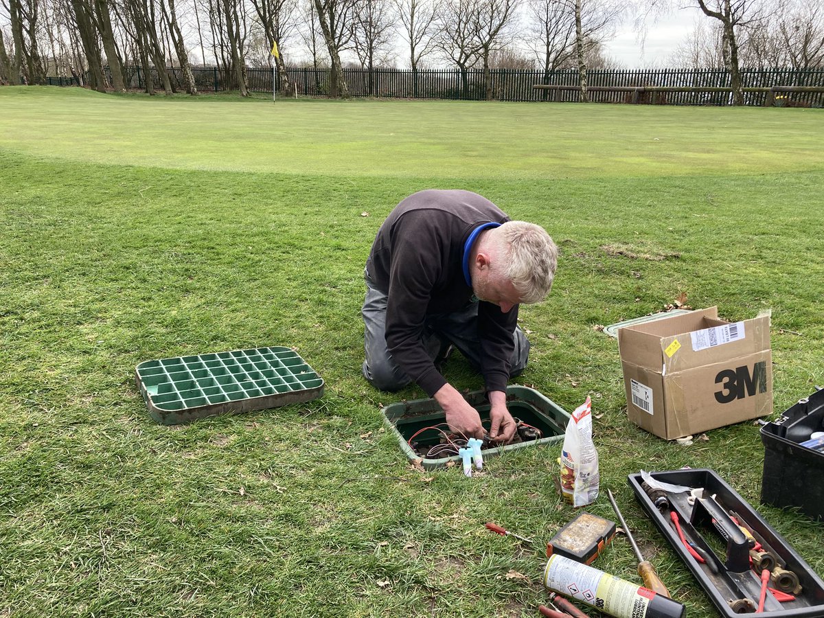 Some pre season irrigation training and improvements. Make sure all your cable connections are intact and insulated with correct grease pots. <a href="/ReesinkTurfcare/">Reesink Turfcare UK</a> <a href="/ToroGolf/">Toro Golf</a> . Can keep electrical faults to a minimum.
