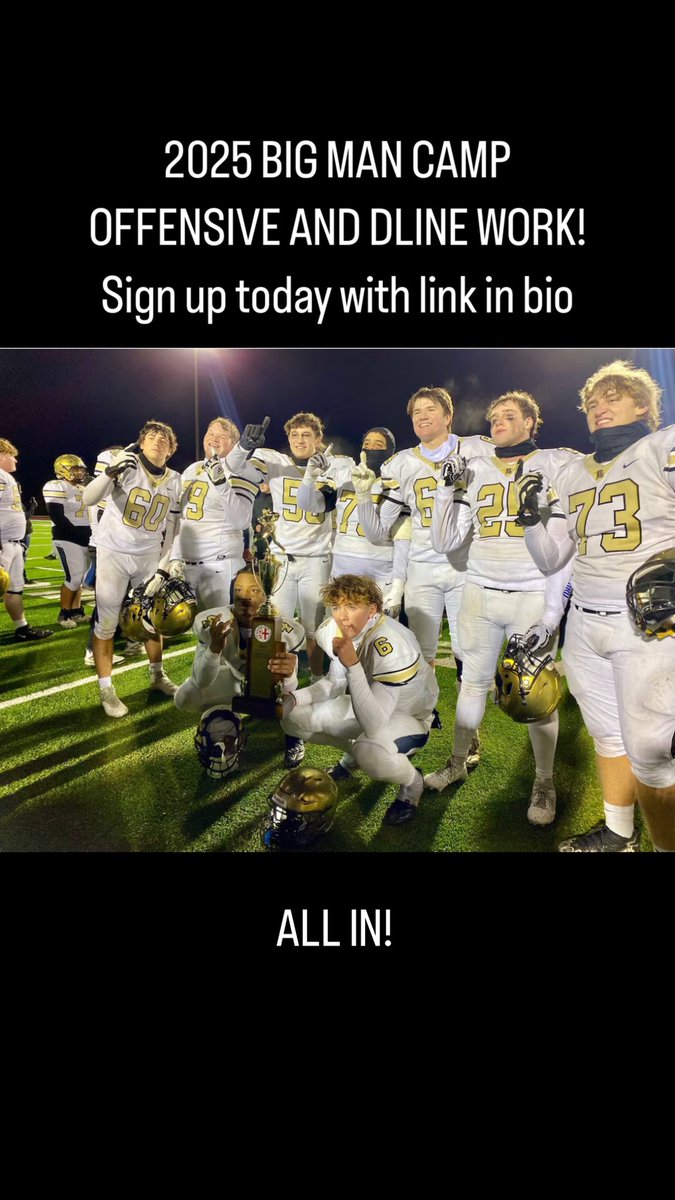 PVI Football (@pvifootball) on Twitter photo 2025 Big Man Camp! Registration open! SIGN UP TODAY
6/9-6/11 @ PVI
<a href="/CoachGrandizio/">Coach Grandizio</a> <a href="/CoachDePorter/">Joe DePorter</a> <a href="/coachevanspvi/">Dan Evans ‘99</a> 2025 Big Man Camp! Registration open! SIGN UP TODAY
6/9-6/11 @ PVI
<a href="/CoachGrandizio/">Coach Grandizio</a> <a href="/CoachDePorter/">Joe DePorter</a> <a href="/coachevanspvi/">Dan Evans ‘99</a>