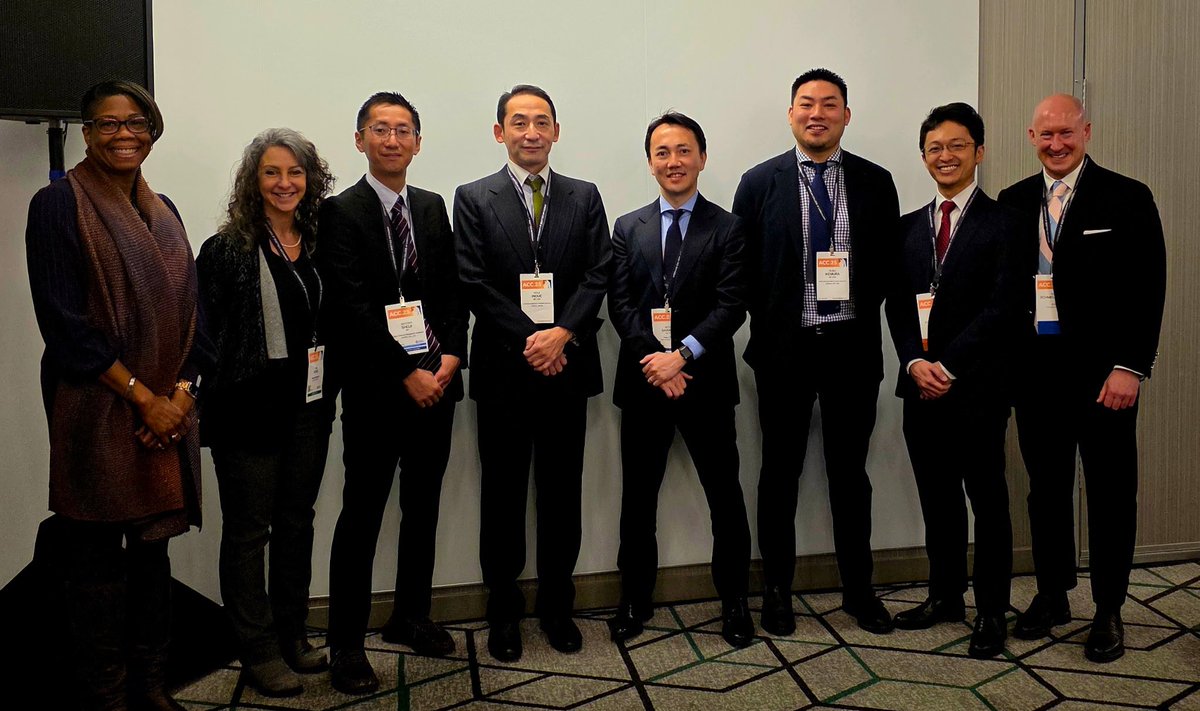 Mitsuaki Sawano, MD (@mitsuakisawano) on Twitter photo āļøWrapping up my #ACC25 a bit early but incredibly grateful for the inspiring conversations and connections!
Great to see friends, mentors, menteesāand meet amazing new people!
<a href="/JACCJournals/">JACC Journals</a> <a href="/bbikdeli/">Behnood Bikdeli</a> <a href="/aakriti_15/">Aakriti Gupta, MD MSc</a> <a href="/yuan_lu1/">Yuan Lu</a> <a href="/djc795/">David J. Cohen, MD, MSc</a> <a href="/denniskomd/">Dennis Ko</a> <a href="/Nobu0129/">Nobuhiro Ikemura</a> <a href="/SS_cardiol/">Satoshi Shoji, MD, PhD</a> <a href="/YMcardio/">Yuichiro Mori, MD, MPH</a> āļøWrapping up my #ACC25 a bit early but incredibly grateful for the inspiring conversations and connections!
Great to see friends, mentors, menteesāand meet amazing new people!
<a href="/JACCJournals/">JACC Journals</a> <a href="/bbikdeli/">Behnood Bikdeli</a> <a href="/aakriti_15/">Aakriti Gupta, MD MSc</a> <a href="/yuan_lu1/">Yuan Lu</a> <a href="/djc795/">David J. Cohen, MD, MSc</a> <a href="/denniskomd/">Dennis Ko</a> <a href="/Nobu0129/">Nobuhiro Ikemura</a> <a href="/SS_cardiol/">Satoshi Shoji, MD, PhD</a> <a href="/YMcardio/">Yuichiro Mori, MD, MPH</a>