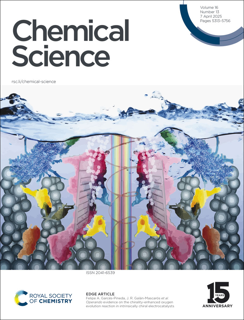 ChemicalScience's tweet photo. Don't miss J. R. Galán-Mascarós, Felipe A. Garcés-Pineda et al's recent article #ChemSciCovers

'Operando evidence on the chirality-enhanced oxygen evolution reaction in intrinsically chiral electrocatalysts'

🔗 https://t.co/u95D7oFNmm https://t.co/SpHiX6g1nV