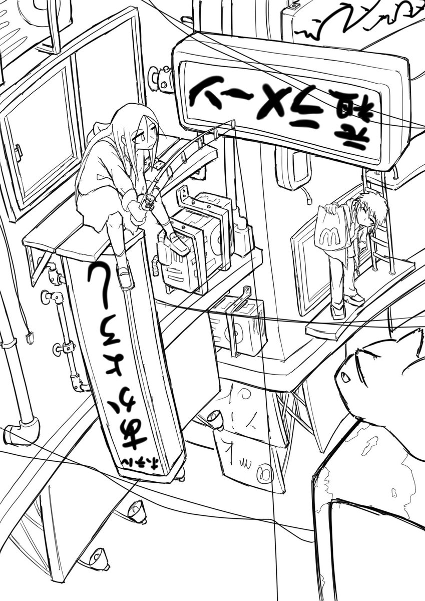 #今月描いた絵を晒そう
今月は休みが少なく、その少ない休みも親戚の集まりやら病院やらでまともなのは最初の1枚程度……毎月こんなのじゃないぞ!と声を大にして言いたい